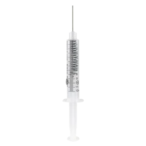 Syringe style implanter with SS spring and push rod. For application of 9mm, 12mm and up to 32mm tags. Twisted thread connection, implanter adaptable to both the twist and luer-loc hub.