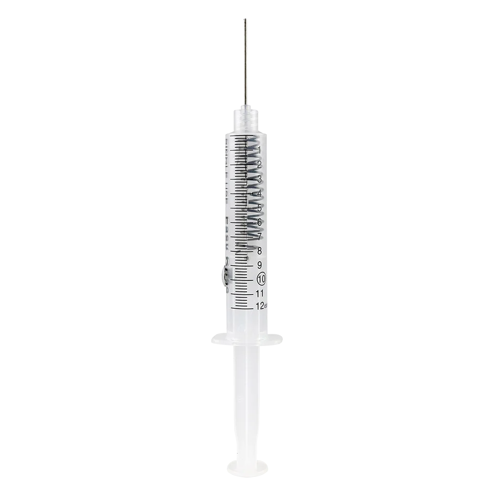 Syringe style implanter with SS spring and push rod. For application of 9mm, 12mm and up to 32mm tags. Twisted thread connection, implanter adaptable to both the twist and luer-loc hub.